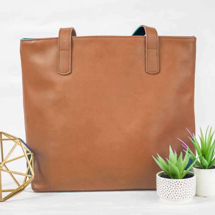 Notem Everyday Tragetasche aus Leder mit Reißverschluss für den Großhandel von Naroho