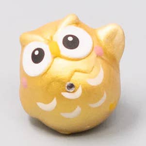 Okimono Gold Lucky Owl for wholesale by Made In Japan Tableware