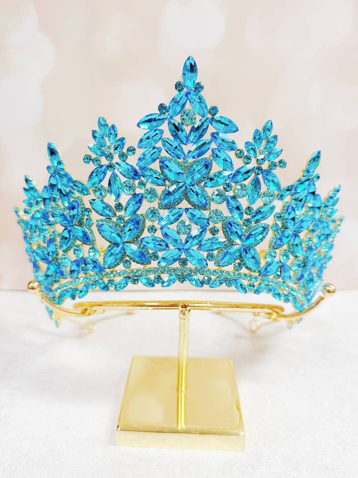 Diadème de sirène, coiffe de fée, diadème de princesse doré pour la vente par Happy Dream Gifts