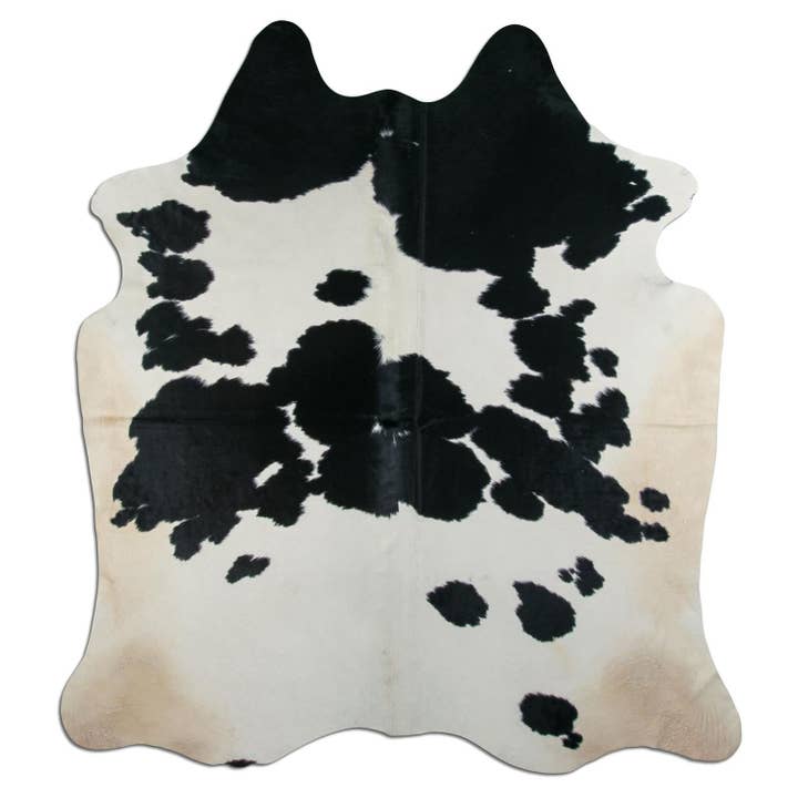 Cowhide Rug - L220 x W190 cm - black and white for wholesale by Livarto UG (haftungsbeschränkt)
