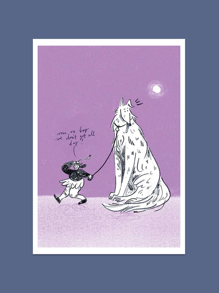 O Wolf A5 Print por atacado de Bronagh Lee