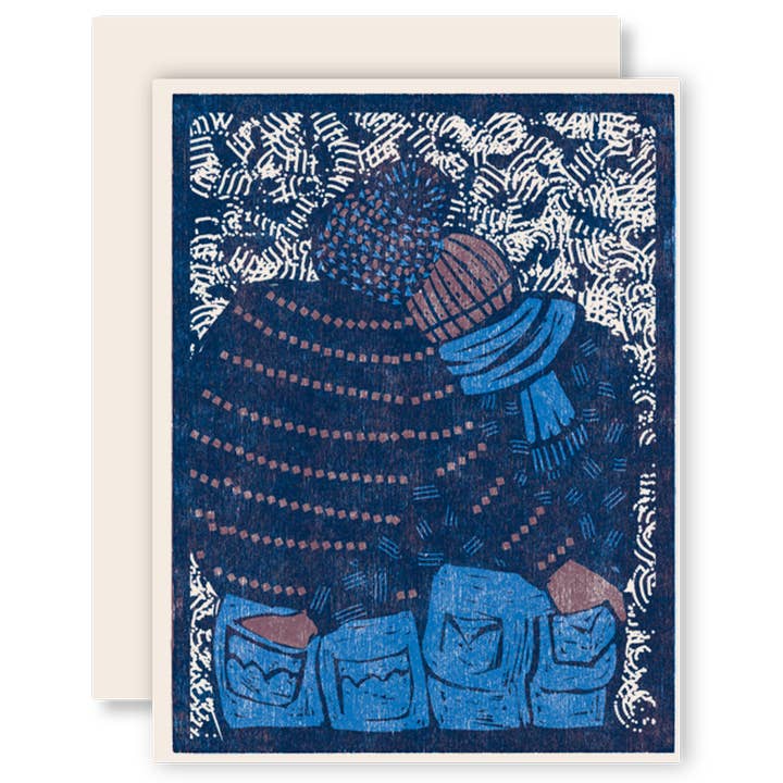 Back Pocket Romance Letterpress Card for wholesale by Heartell Press