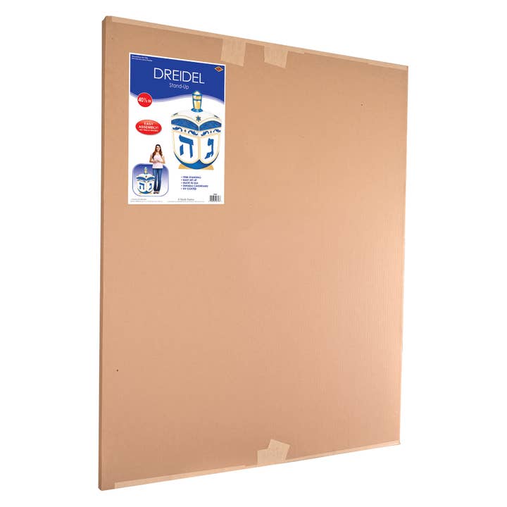 Beistle - Wholesale Dreidel - Kids - Dreidel Stand-Up, 3' 4½" x 26", Heavy Cardstock,3