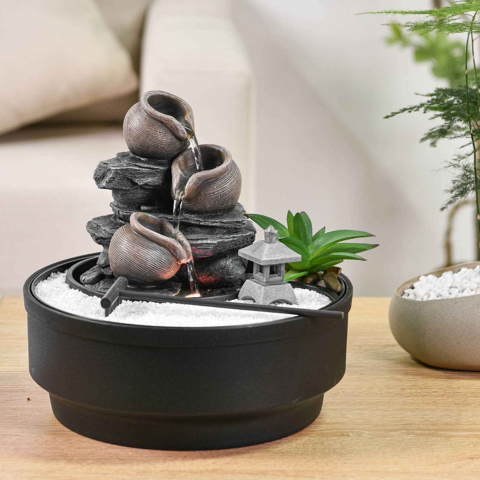 Zen'Arôme - Wholesale Decorative Tabletop Object - Zen Garden & Indoor Oasis Fountain - Zen Atmosphere Decor10