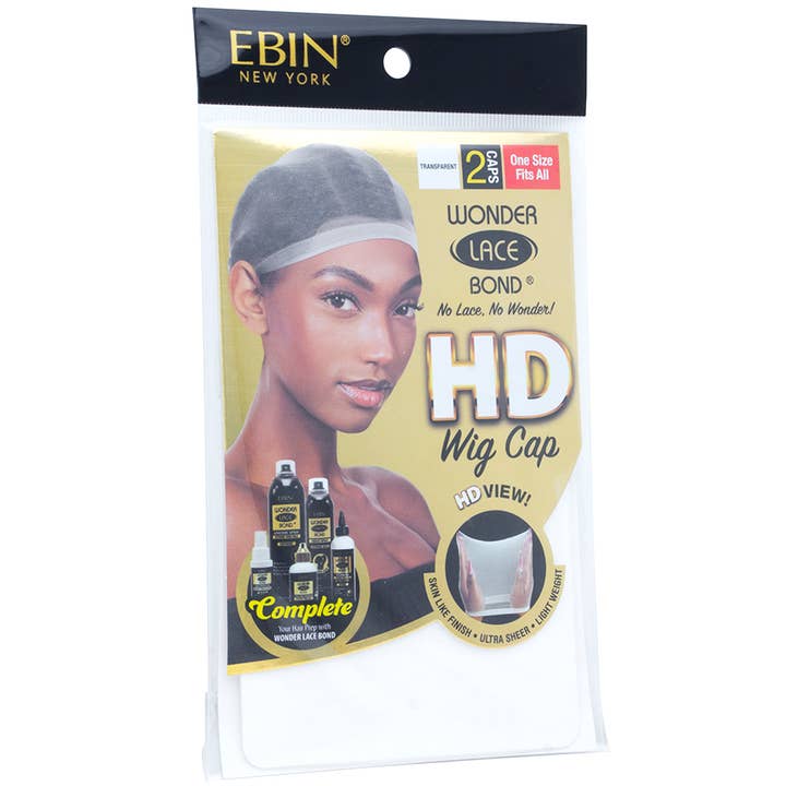 EBIN WONDER LACE BOND HD WIG 2 CAPS TRANSPARENT, WBC HD03 for wholesale by JOIA ACCESSORIES