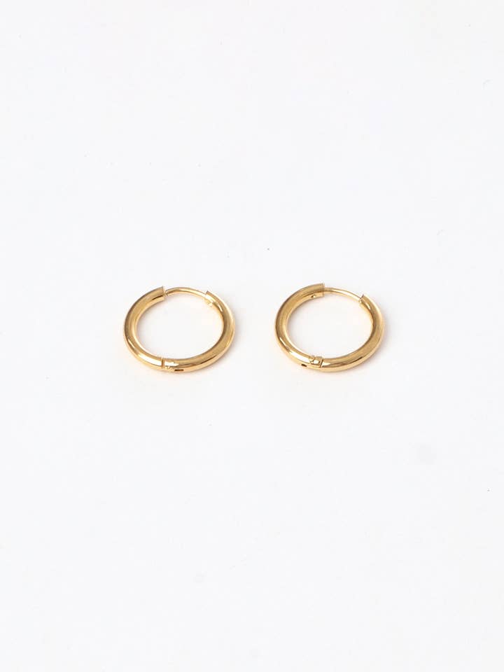 Argola de 13mm Dourada Sid por atacado de About November