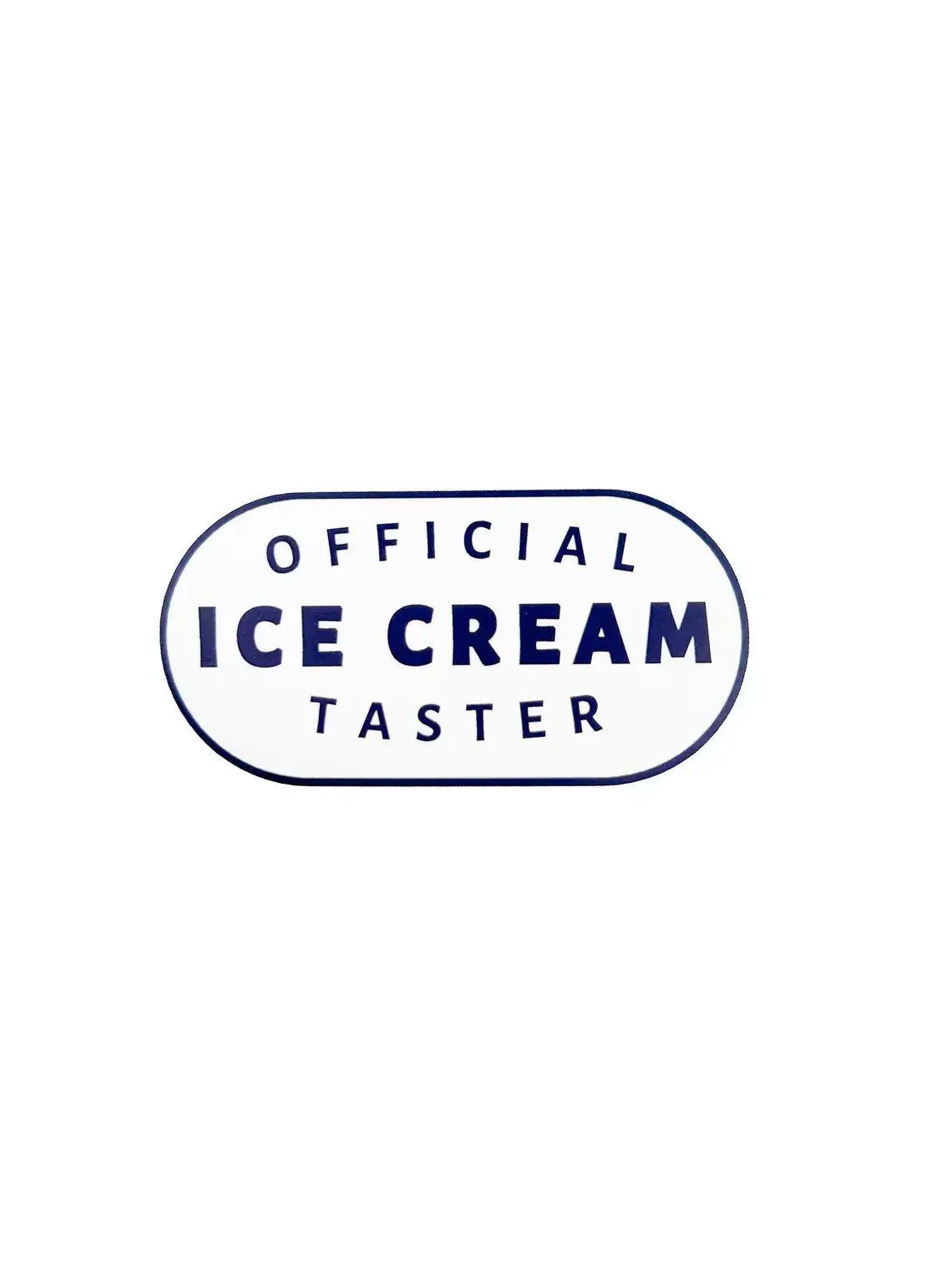 Field Trip Threads - Wholesale Sticker - Official Ice Cream Taster Sticker Foodie Decal Fun Vinyl1