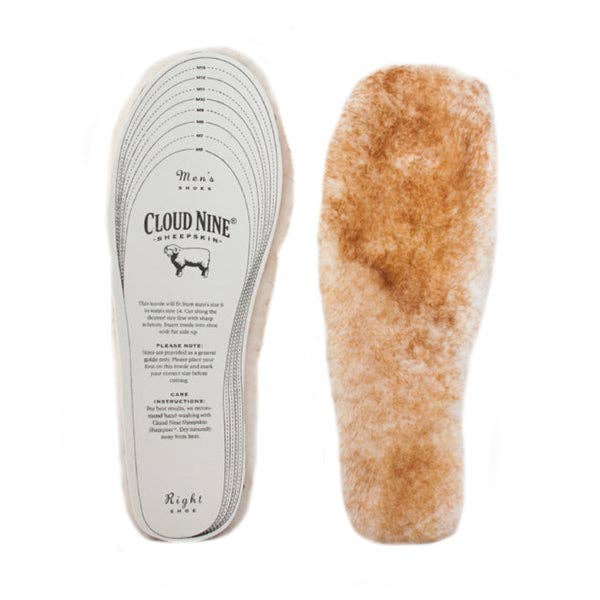 Cloud Nine Sheepskin - Wholesale Inserts/Soles - Unisex - Sheepskin Shoe Insoles