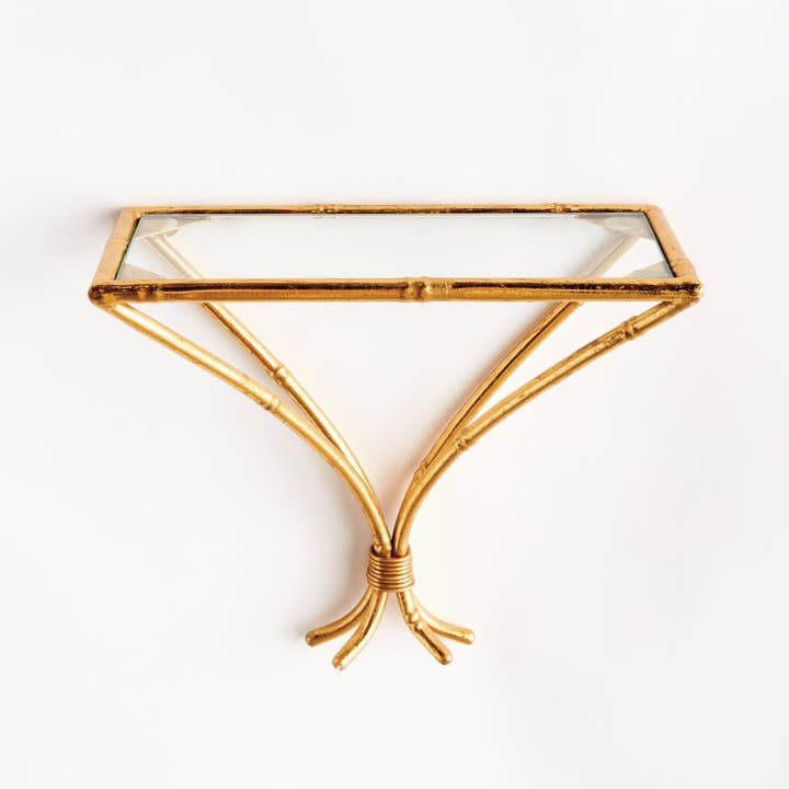 Napa Home & Garden - Wholesale Wall Mounted Shelf - Daphne Wall Bracket, Gold