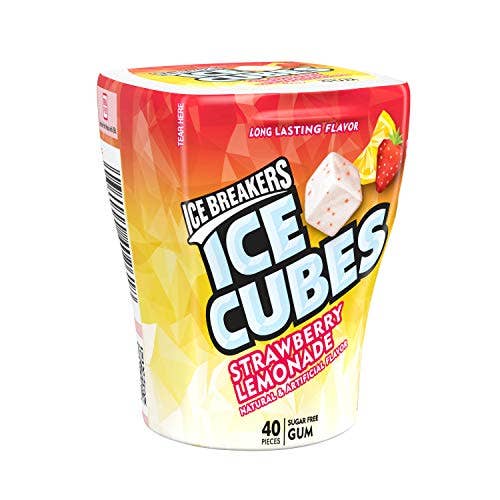 Shop The King - Wholesale Chewing Gum - Ice Breakers Break Cube Btl Straw Lem 40pc 6 Per Box2