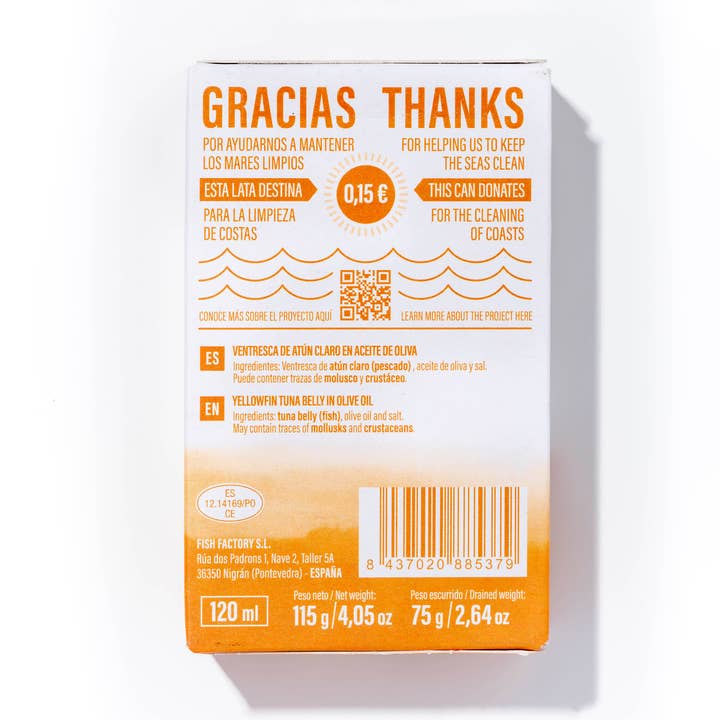 Conservas Luliña - Venta al por mayor Conservas de pescado - VENTRESCA DE ATÚN CLARO EN ACEITE DE OLIVA