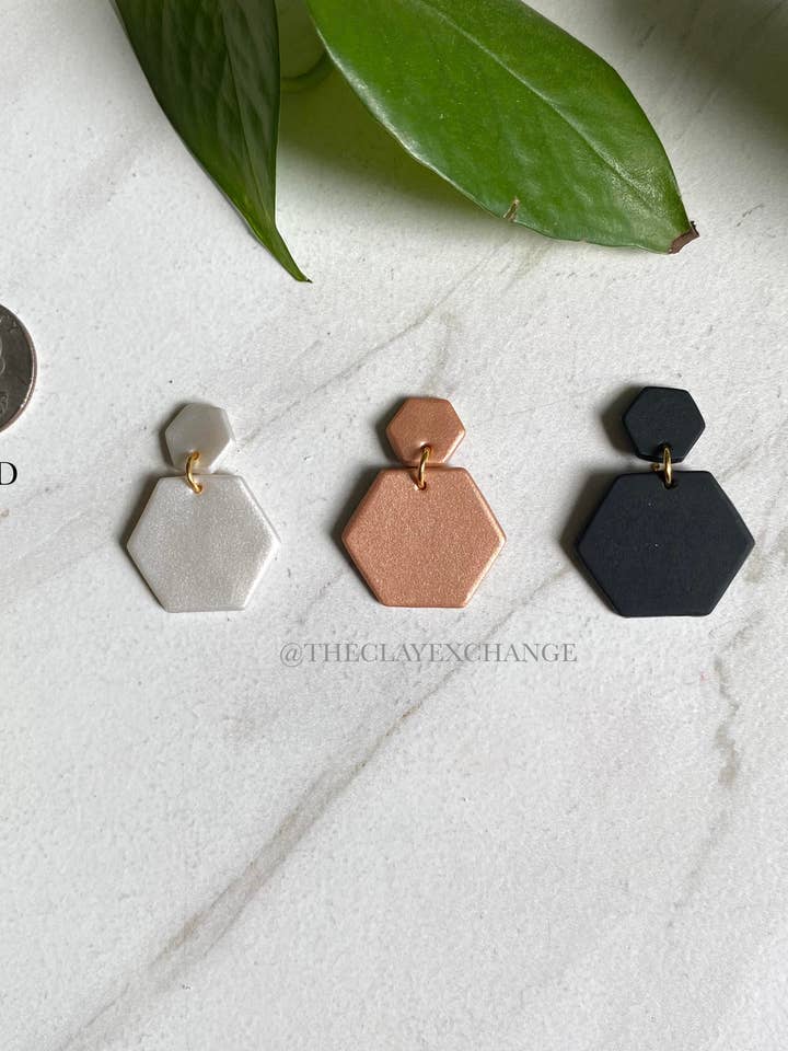 Hexagon for wholesale by The Clay Exchange