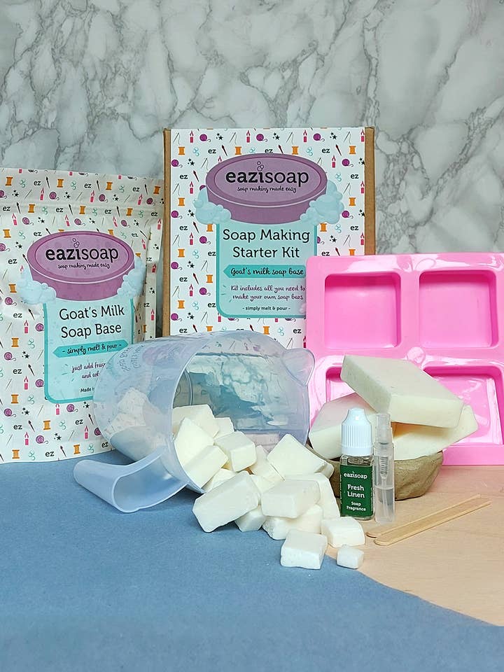 Eazisoap Goat's Milk Soap Making - Fresh Linen Fragrance for wholesale by EAZICRAFT