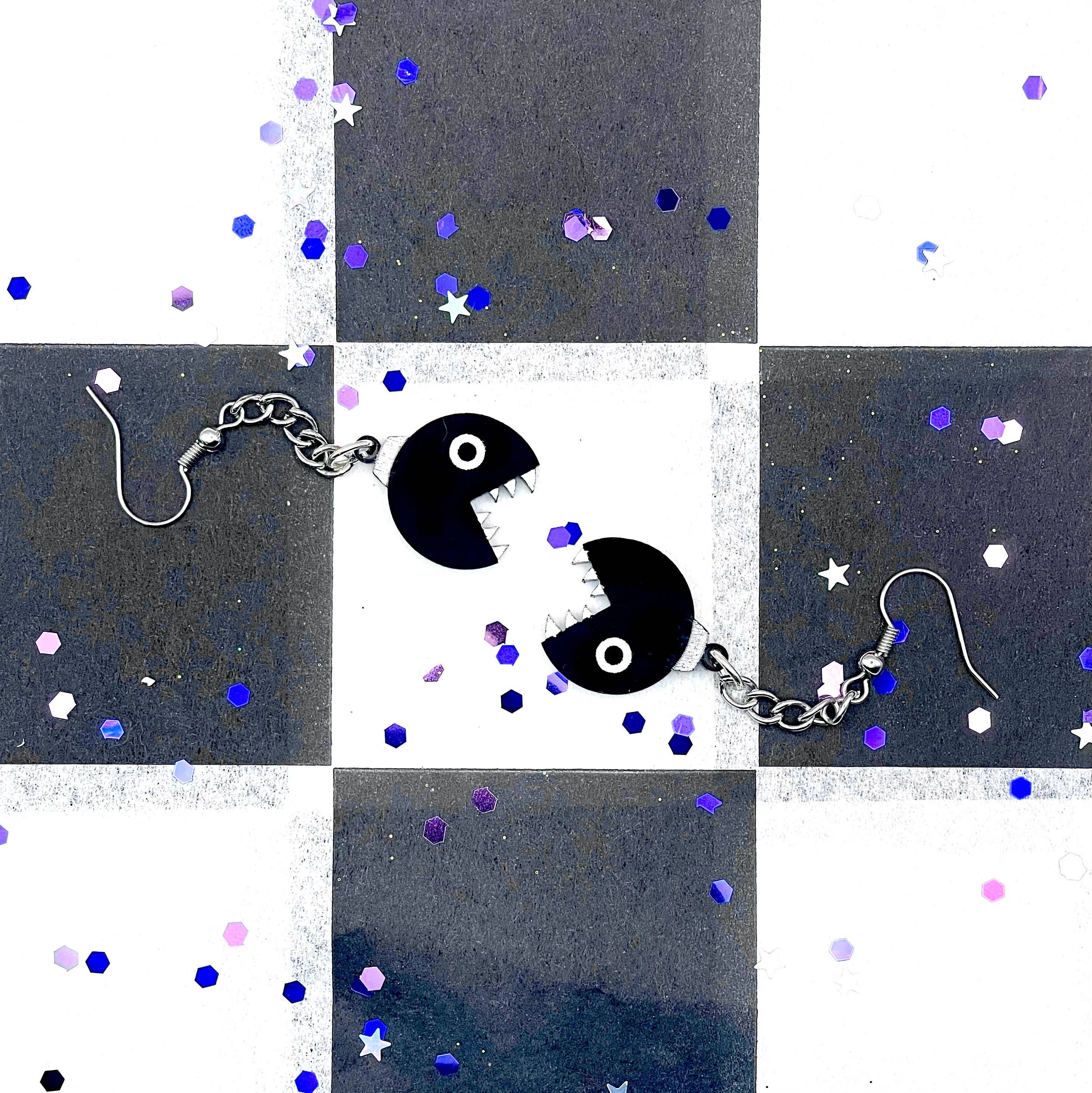 Banana Planet Co. - Wholesale Dangle Earrings - Chain Chomp Nintendo Drop Earrings1