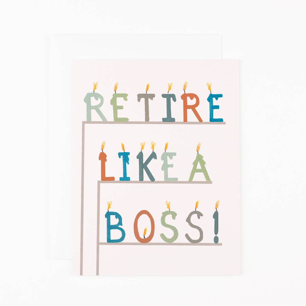 Dear Hancock - Wholesale Retirement Card - Retire Like a Boss
