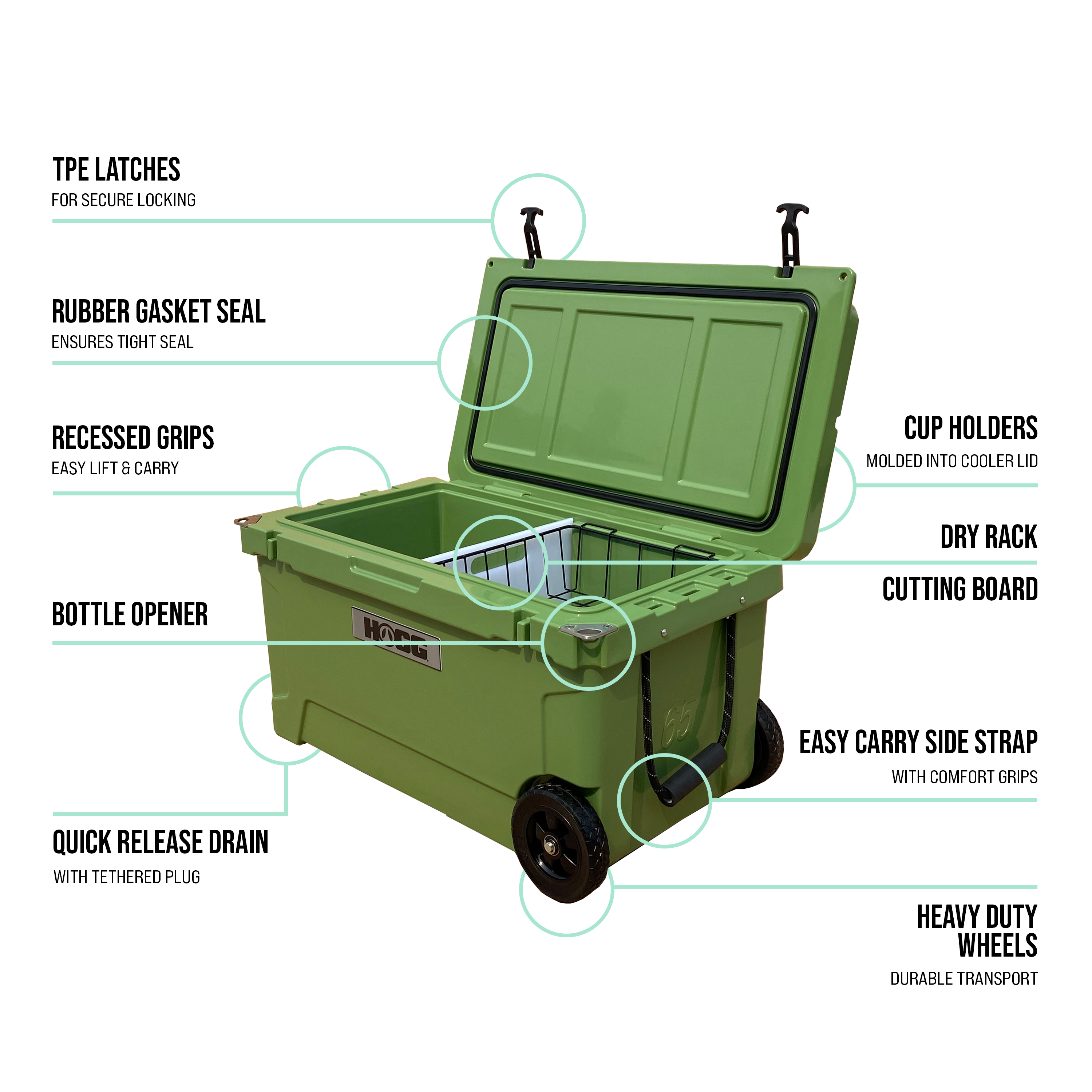 Hogg Outfitters - Vendita all'ingrosso Borsa termica/frigo - Borsa Termica 65QT5