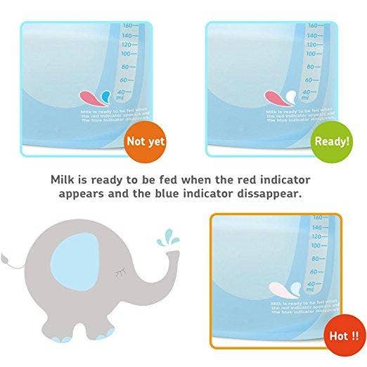 Little Martin's Drawer – Engroshandel Mælkeflaske/saftflaske – Engangsposer til opbevaring af modermælk (blå) - 60 stk.2