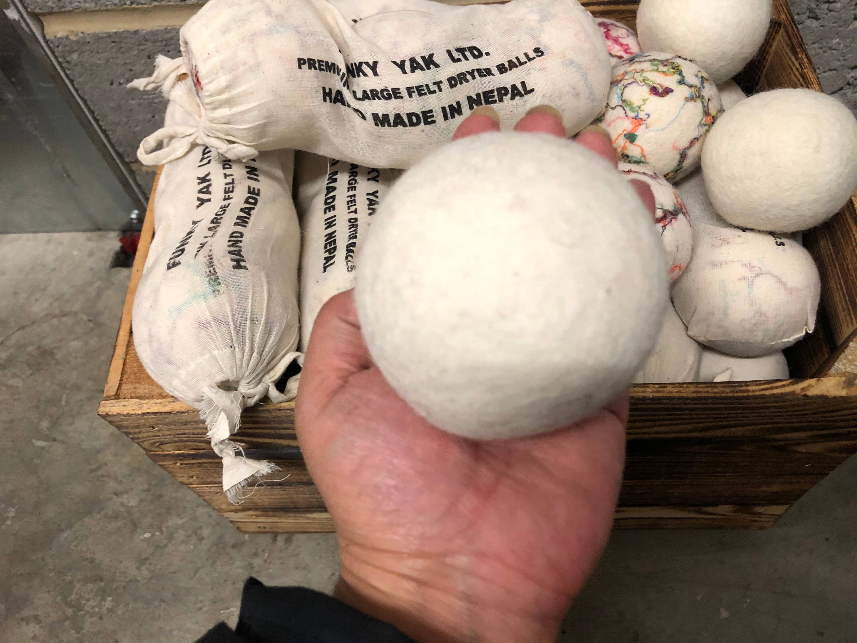 Funky Yak Ltd – wholesale Dryer balls – Handmade Eco Friendly Reusable Felt Dryer Ball3