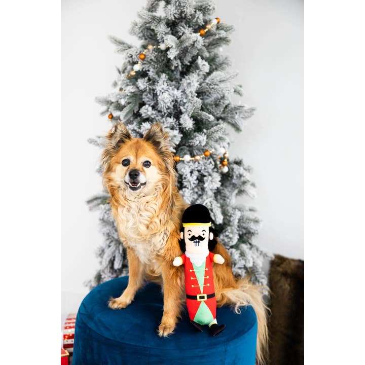 Pearhead - Wholesale Pet Plush Toy - Dog - Muttcracker Holiday And Christmas Dog Toy1