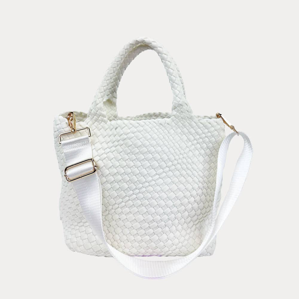 AHDORNED – wholesale Tote bag – Women's – Lily Woven Neoprene Tote with Pouch77