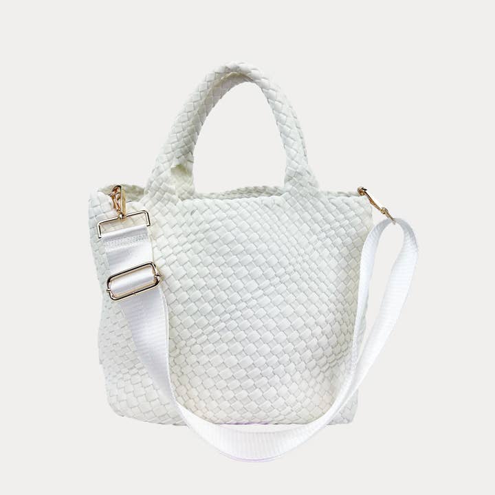 AHDORNED - Wholesale Tote Bag - Women's - Lily Woven Neoprene Tote with Pouch77