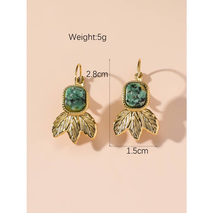 Blossom bijoux - Wholesale Dangle Earrings - 24BOA123 Stainless Steel Sleeper Earrings3