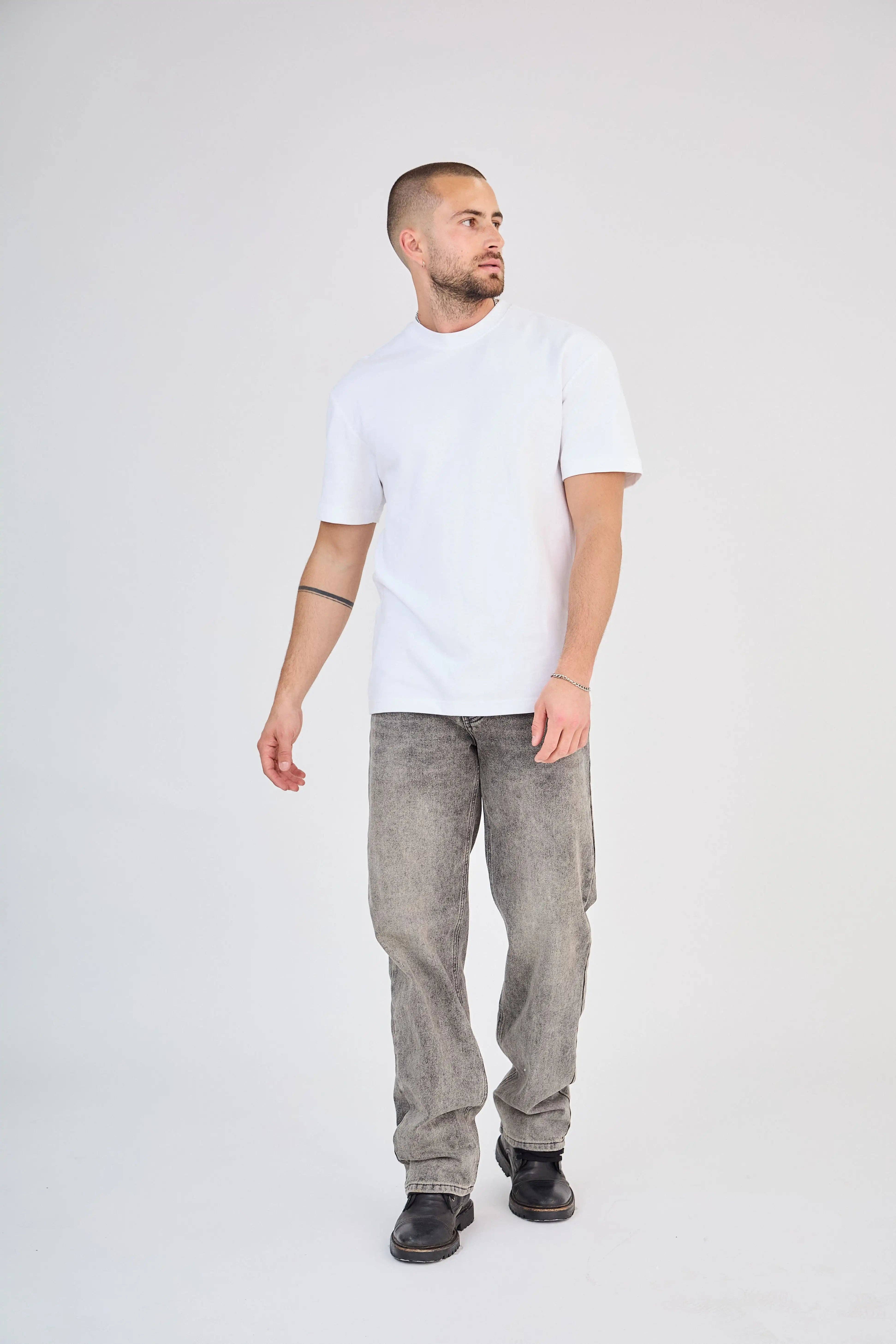 TOP MONDAY - Vente Jean – homme - Jean Gris Décoloré0