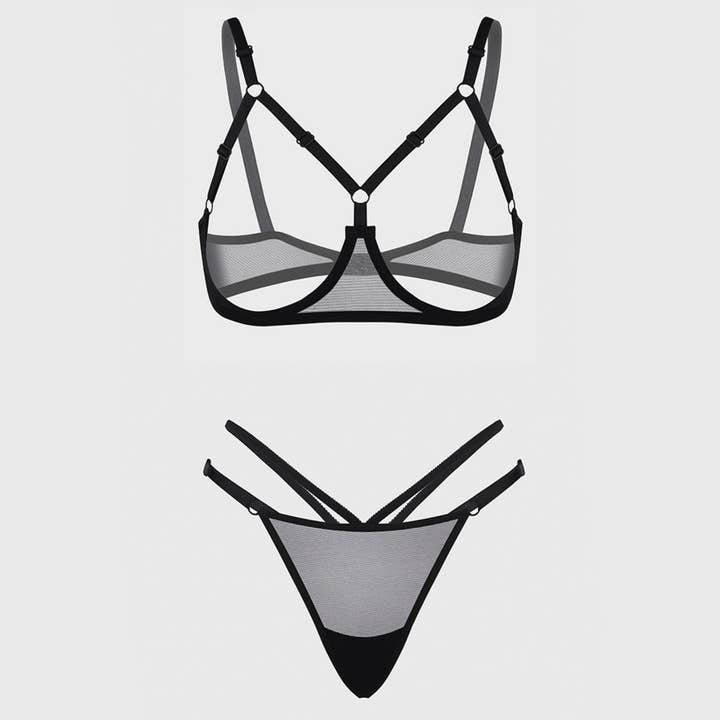 Set Black Bondage for wholesale by Laceland