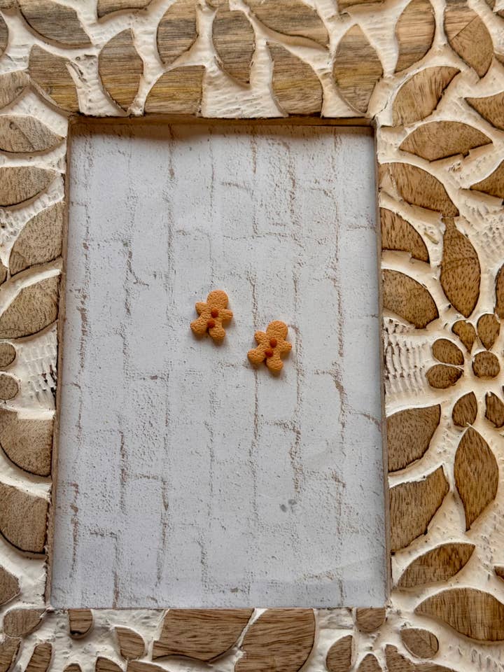 Brincos de Gengibre e Laranja | Brincos de Argila Polimérica por atacado de Watch Me Bloom