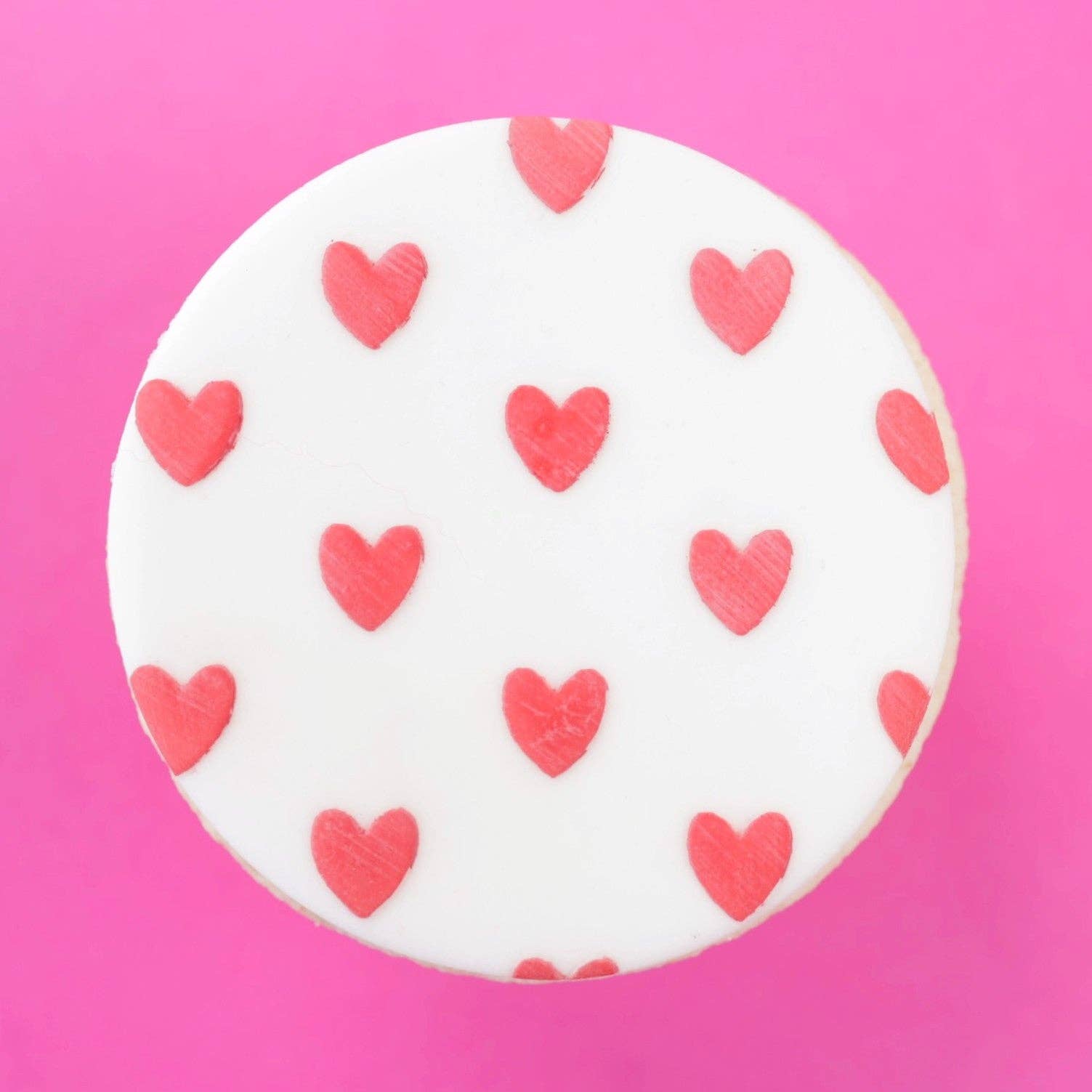 Sweet-Stamp - Wholesale Cookie Cutter - Mini Cookie & Cupcake Stencils - Heart Pattern0