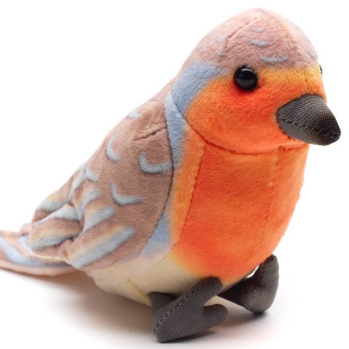 Uni Toys - Wholesale Stuffed/Plush Toy - Kids & Baby - Robin - 10 cm (height) - cuddly/plush toy