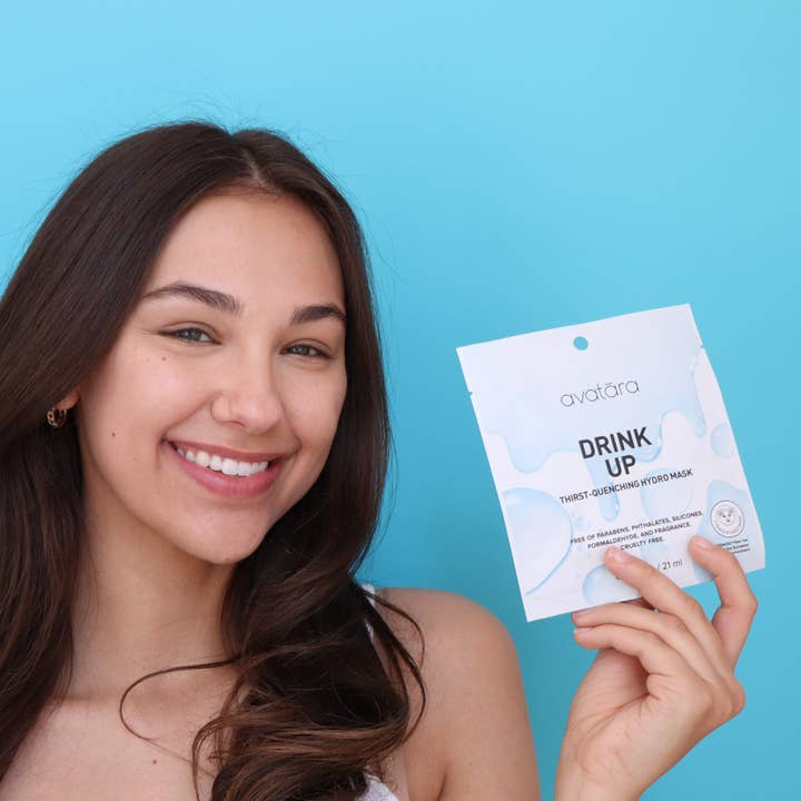 Avatara - Wholesale Skincare Face Mask - Drink Up Hydrating Sheet Mask Single