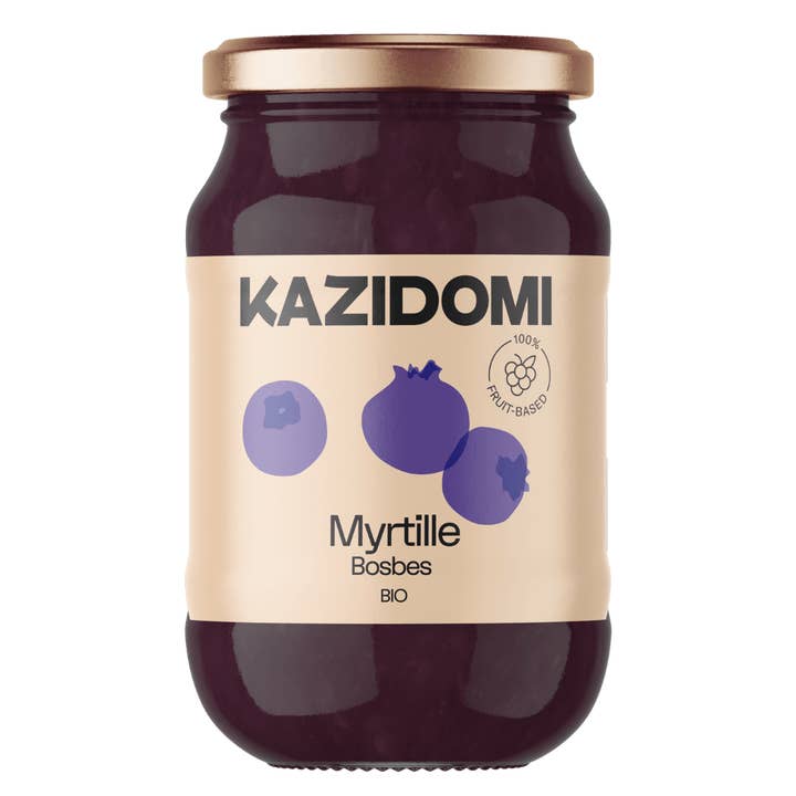 100% Fruit Blueberry Jam for wholesale by Kazidomi