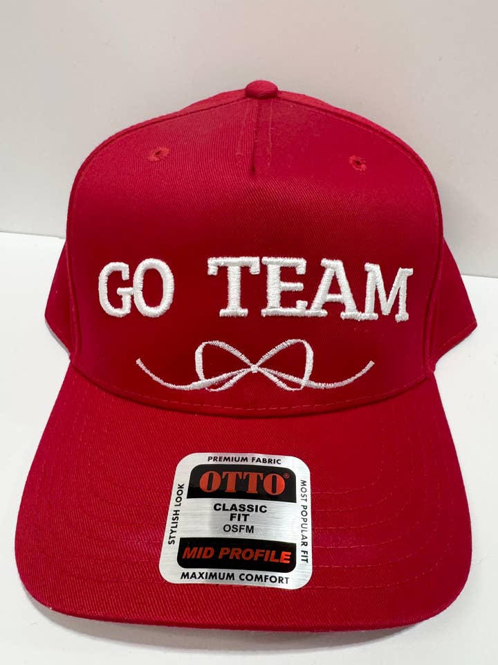 Gameday 3D Puff Otto Brand Trucker Hat for wholesale by Lilli Jane Stitches