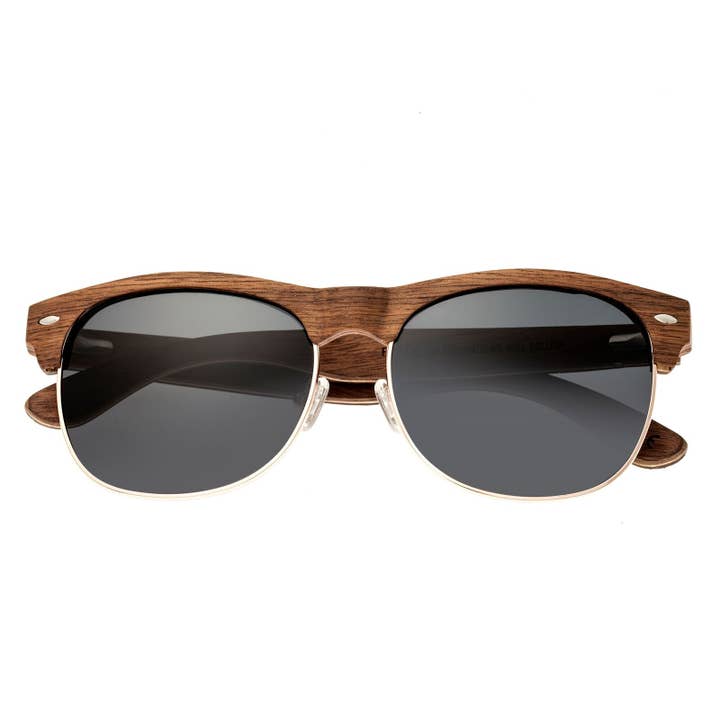 Walnut & Zebra Wood Browline - Moonstone for wholesale by Earth Wood