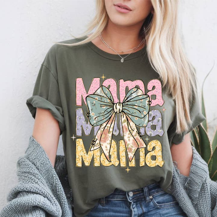Bow Mama Tee for wholesale by Beyoutiful