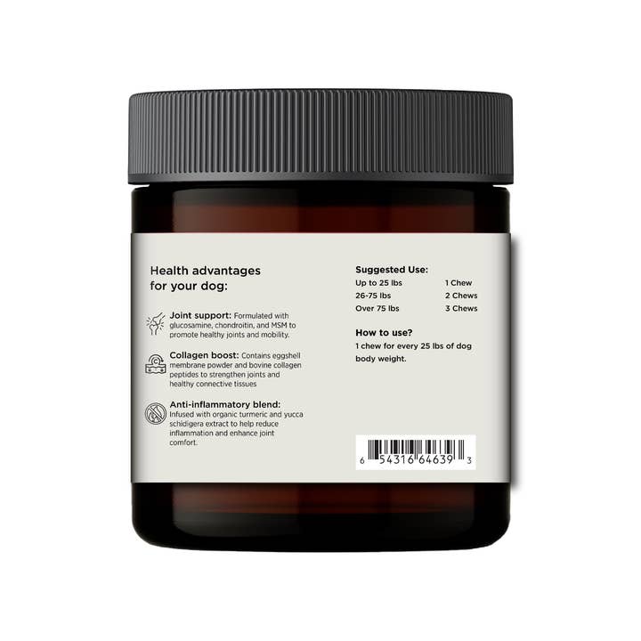 Freezbone - Wholesale Pet Treats - Dog - Hip & Joint Chews (90 Chews)1