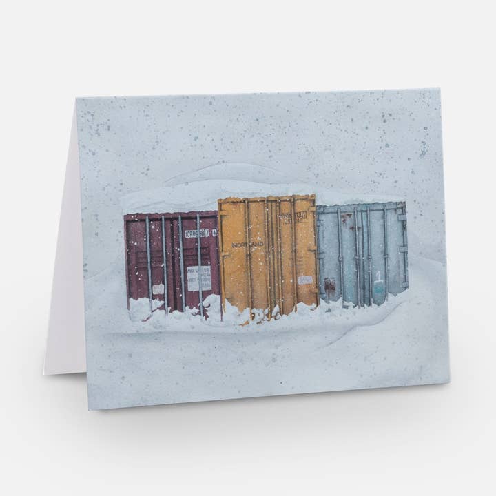 Whiteout lykønskningskort for engroshandel hos Robin Farmer Art