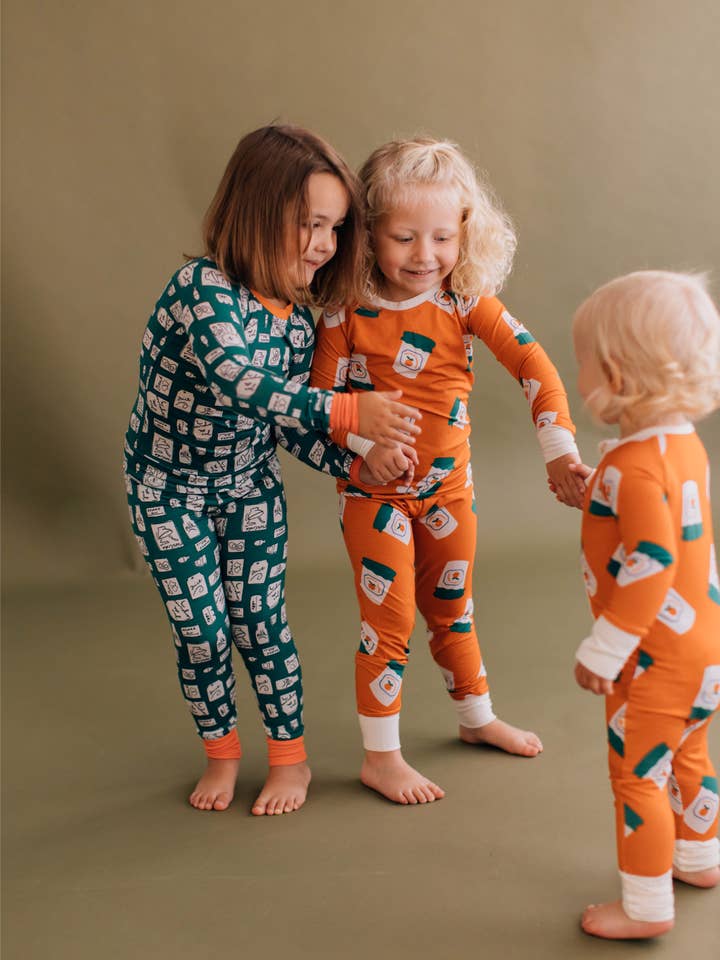 Tangerine Rêve - Wholesale Sleepwear Set - Kids - Confiture de Tangerines Pajamas7
