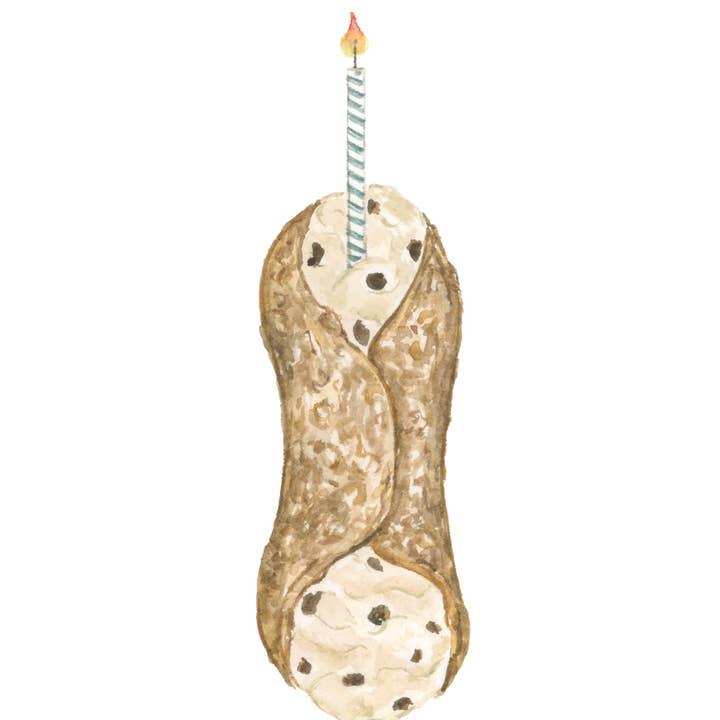 The Land of La - Wholesale Birthday Card - Cannoli