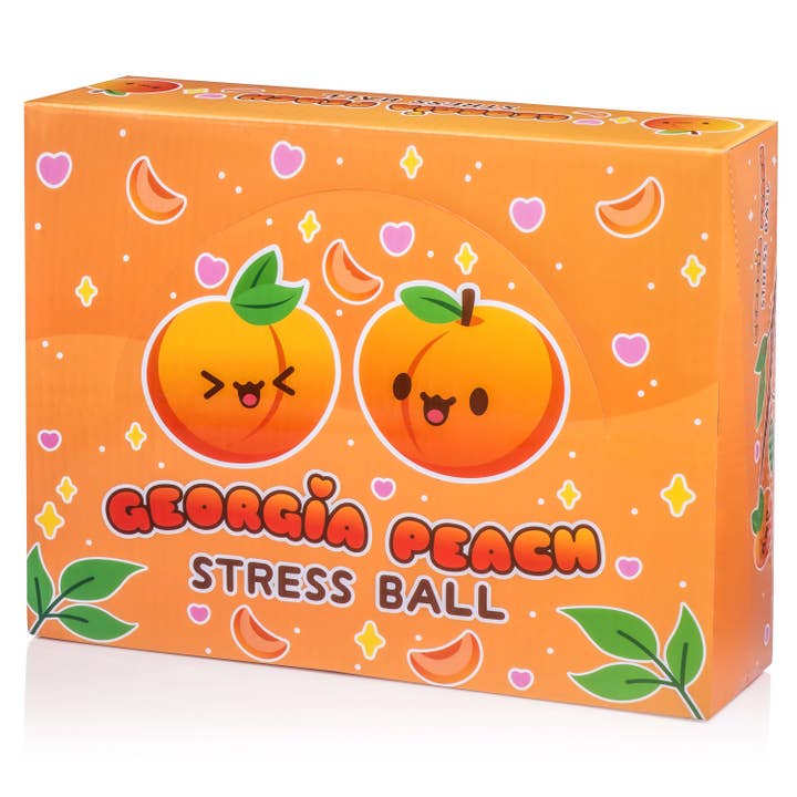 Kawaii Slime Company - Wholesale Squishy Toy - Kids & Baby - Just Peachy! Cute Georgia Peach Stress Ball (12pcs/case)8