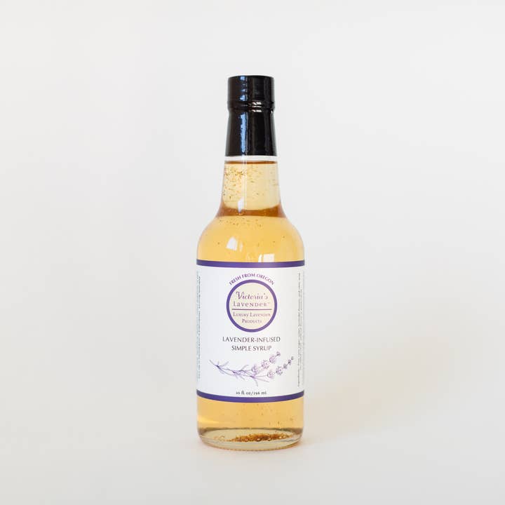 Sirop simple à la lavande pour la vente par Victoria's Lavender, LLC