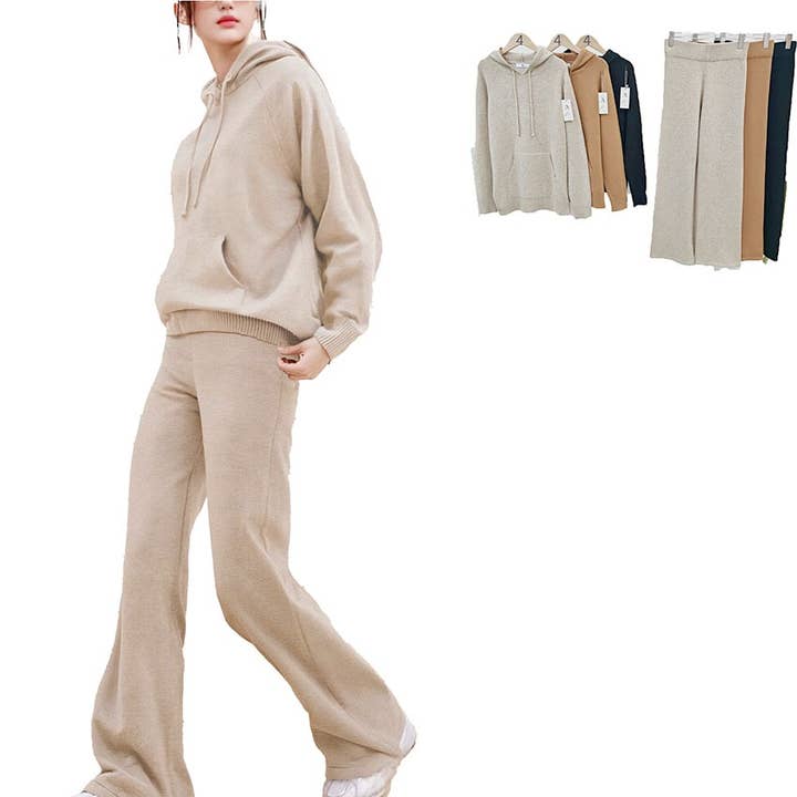Sol - Wholesale Lounge Set - Women's - DK-5807 Hoodie Set