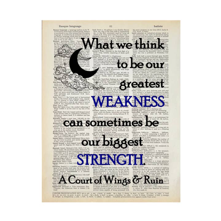 What we think to be | Dictionary Print | Vintage Book Art for wholesale by Bookish Birds