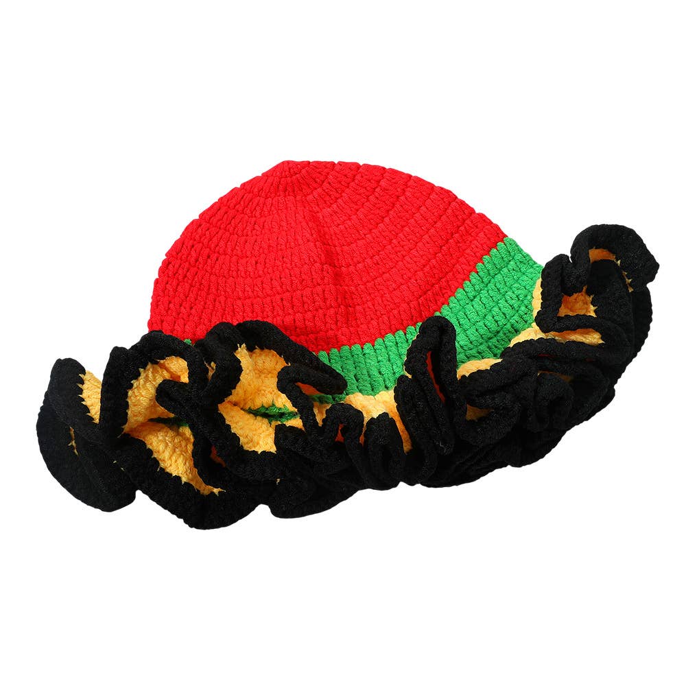 Sensibling Corp. – wholesale Beanie – Women's – Colorful Crochet Ruffle Hat6