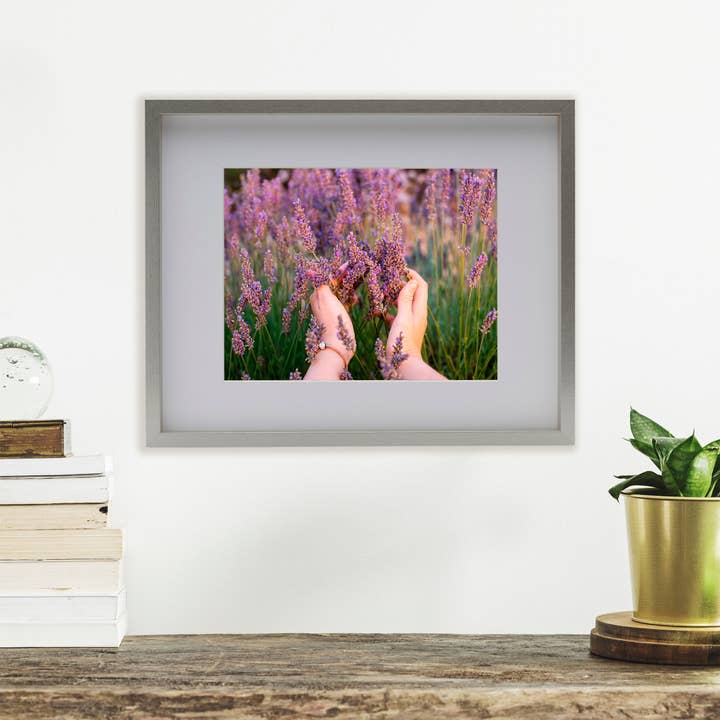 Mikasa 16x20in Silver MDF Portrait Frame 16x20 matted 8x10 for wholesale on Faire