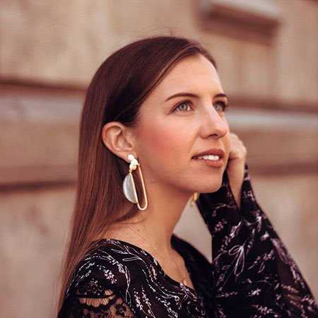 ACUS - Wholesale Dangle Earrings - Reddish Brown Iris Earrings2