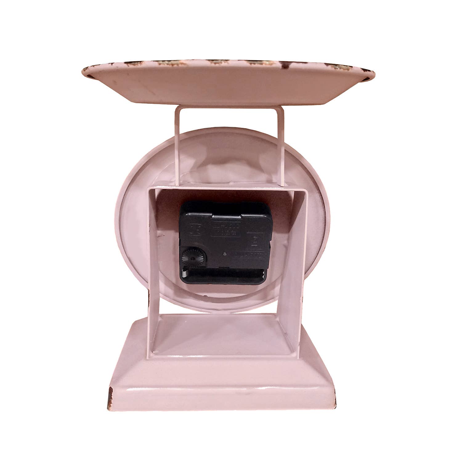 Col House Designs - Vendita all'ingrosso Orologi da tavolo - Orologio vintage da tavolo con bilancia rosa pastello e decorazioni di Pasqua1