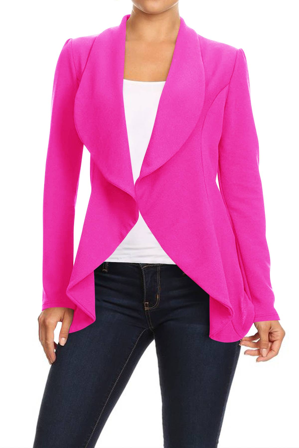 MOA COLLECTION - Wholesale Blazer - Women's - Women's Casual Office Work Basic Blazer Jacket S-3XL32