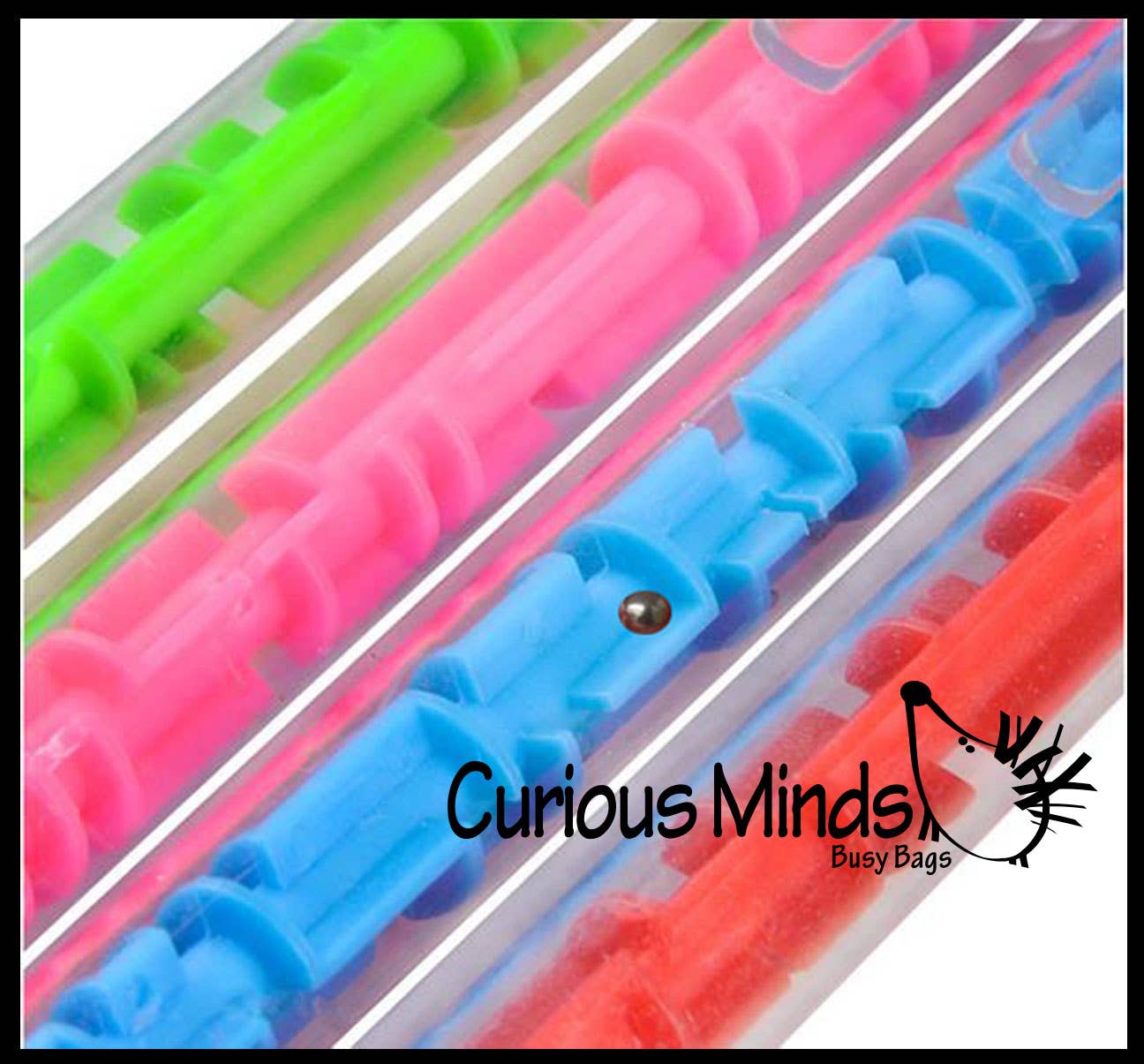 Curious Minds Toys - Wholesale Fidget Toy - Kids - 1 Maze Pens  - Ball in Maze Puzzle Game Fidget - Anxiety AD6
